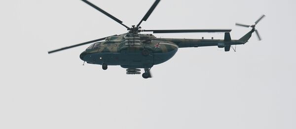 مروحية مي-8 خلال عمليات البحث عن نجاة من ركاب الطائرة المنكوبة تو-154 التي سقطت في البحر الأسود مروحية مي-8 خلال عمليات البحث عن نجاة من ركاب الطائرة المنكوبة تو-154 التي سقطت في البحر الأسود - سبوتنيك عربي