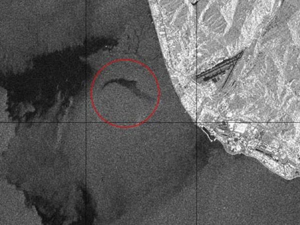 صورة من الفضاء لتحطم الطائرة الروسية في البحر - سبوتنيك عربي