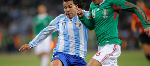 الاعب الأرجنتيني كارلوس تيفيز الاعب الأرجنتيني كارلوس تيفيز - سبوتنيك عربي