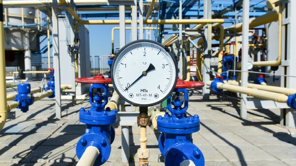 إحدى محطات ضخ الغاز التابعة لشركة النفط والغاز الوطنية الأوكرانية - سبوتنيك عربي