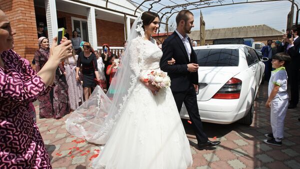 Traditional Chechen wedding in Grozny - سبوتنيك عربي