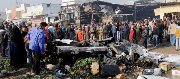 تفجير سوق للخضر شرقي بغداد تفجير سوق للخضر شرقي بغداد - سبوتنيك عربي