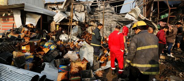 تفجير سوق شعبي شرقي بغداد - سبوتنيك عربي