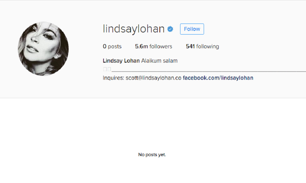 حساب ليندسي لوهان على إنستغرام - سبوتنيك عربي