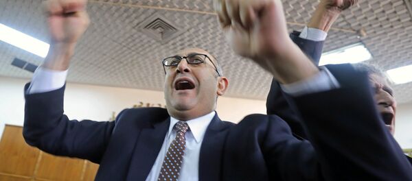 من جلسة النطق بحكم مصرية جزيرتي تيران وصنافير - سبوتنيك عربي