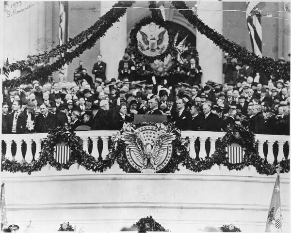 مراسم تنصيب الرئيس الأمريكي فرانكلين روزفيلت (الثاني والثلاثون)، واشنطن يناير/ كانون الأول 1933 - سبوتنيك عربي