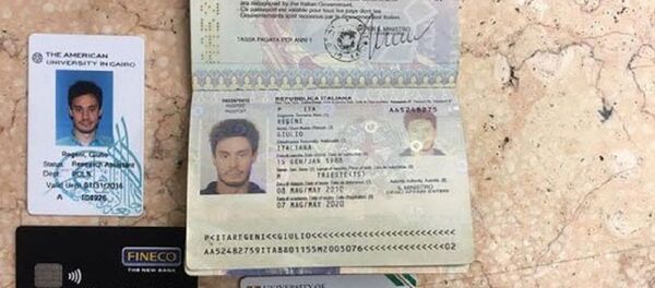 متعلقات الطالب الإيطالي جوليو ريجيني متعلقات الطالب الإيطالي جوليو ريجيني - سبوتنيك عربي