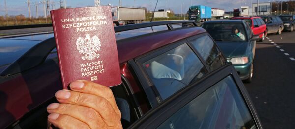 Border crossing point Mamontovo-2 on border with Poland Border crossing point Mamontovo-2 on border with Poland - سبوتنيك عربي