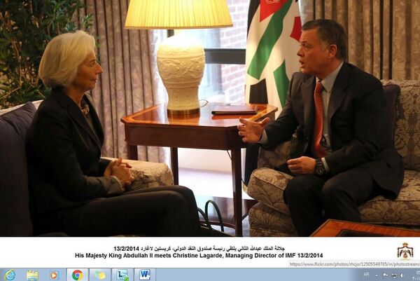 الملك عبد الله الثاني ولاجارد - سبوتنيك عربي