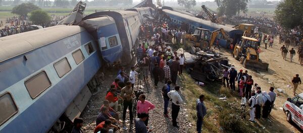 حادث قطار في الهند حادث قطار في الهند - سبوتنيك عربي