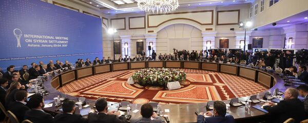 محادثات أستانا بين وفود روسيا وإيران وتركيا - سبوتنيك عربي