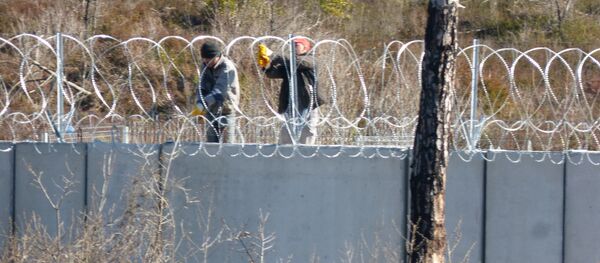 جدار تركيا العازل على الحدود السورية - سبوتنيك عربي