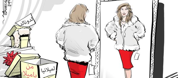 الممثلة الشهيرة باميلا أندرسون وعدت ميلانيا ترامب بهدية روسية - سبوتنيك عربي