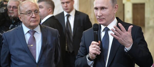 فلاديمير بوتين في جامعة موسكو الحكومية فلاديمير بوتين في جامعة موسكو الحكومية - سبوتنيك عربي