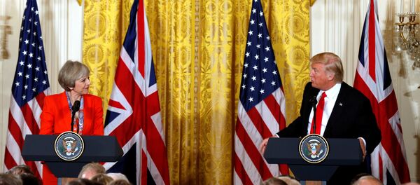 ترامب وماي - سبوتنيك عربي