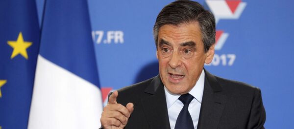 المرشح للانتخابات الرئاسية عن أحزاب اليمين فرنسوا فيون - سبوتنيك عربي