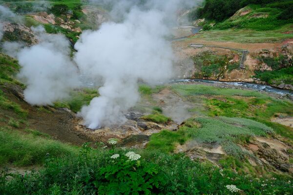 وادي الفوارات الحارة، كامتشاتكا وادي الفوارات الحارة، كامتشاتكا - سبوتنيك عربي