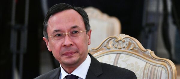 وزير الخارجية الكازاخستاني، خيرت عبد الرحمنوف وزير الخارجية الكازاخستاني، خيرت عبد الرحمنوف - سبوتنيك عربي