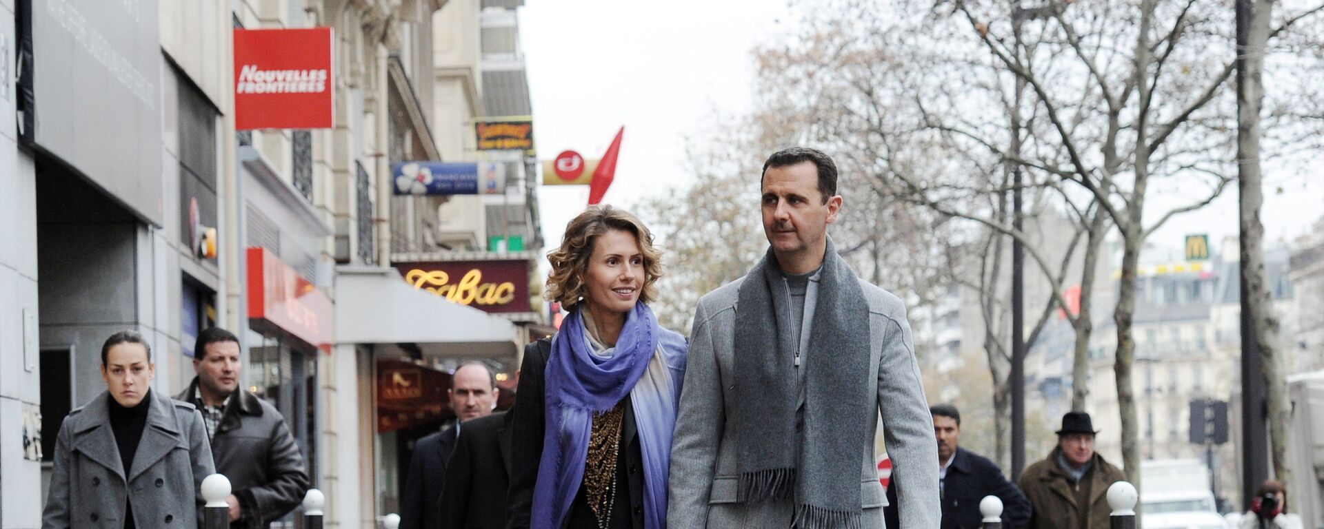 الرئيس السوري بشار الأسد برفقة زوجته أسماء الأسد - سبوتنيك عربي, 1920, 25.05.2024