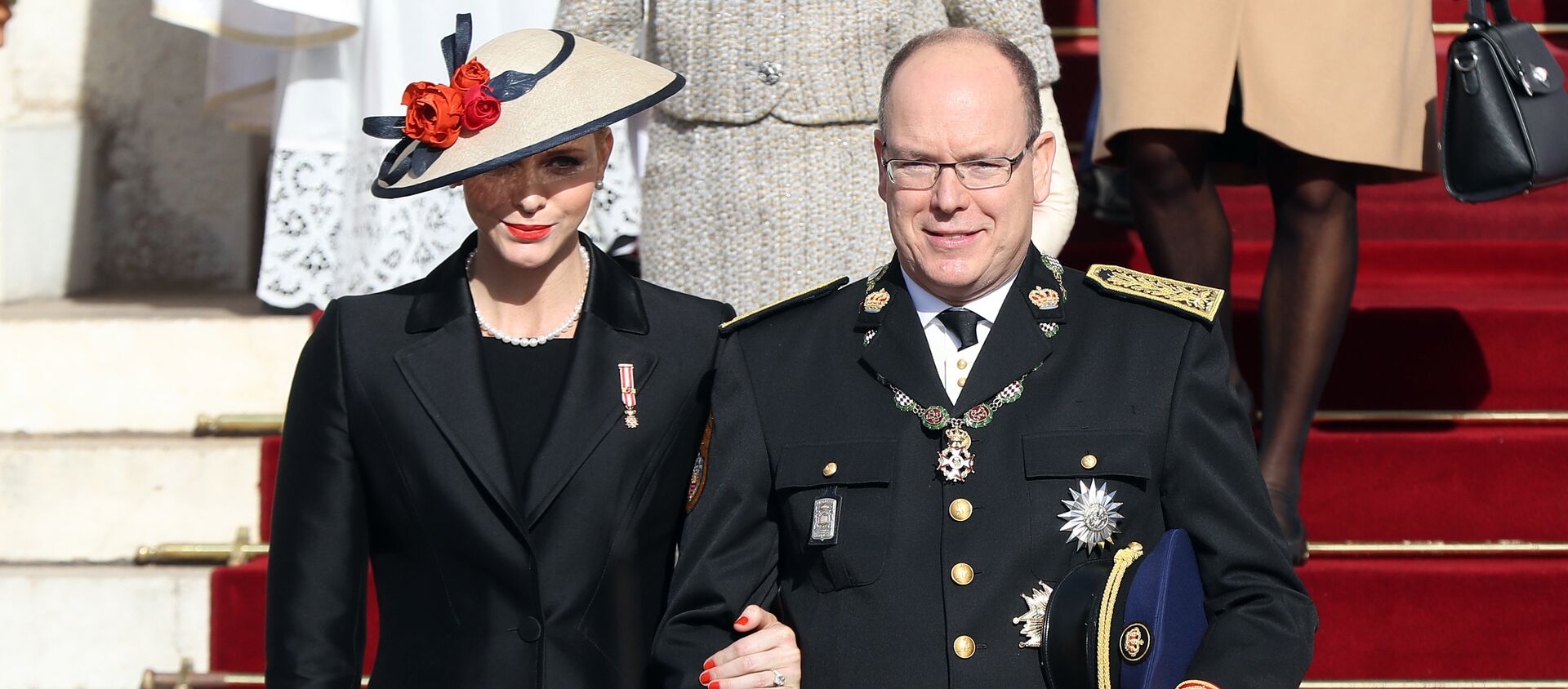 أمير موناكو ألبيرت الثاني برفقة زوجته الأميرة شارلين - سبوتنيك عربي, 1920, 19.03.2020