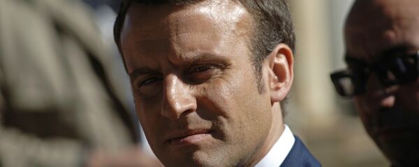 المرشح للرئاسة الفرنسية  إيمانويل ماكرون - سبوتنيك عربي