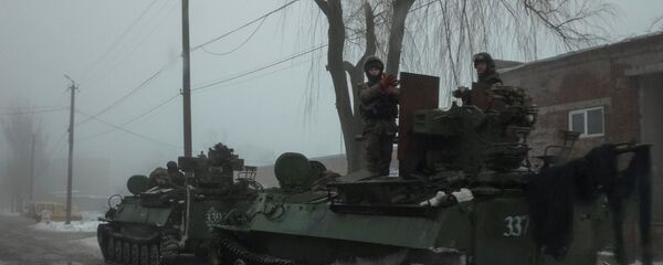الجيش الأوكراني في بلدة أفدييفكا - سبوتنيك عربي