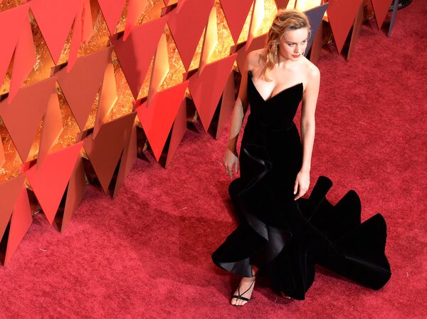 الحفل الـ 89 لتوزيع جوائز الأوسكار في لوس أنجلوس 26 فبراير/ شباط 2017 - الممثلة بري لارسون - سبوتنيك عربي