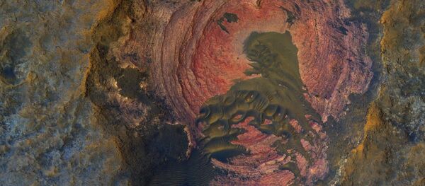 مواد دقيقة تغطي معظم سطح كوكب المريخ والتي تخفي مواد حجرية أساسية للكوكب. ومع ذلك يمكننا رؤية الأساس الحجري اللمريخ. مواد دقيقة تغطي معظم سطح كوكب المريخ والتي تخفي مواد حجرية أساسية للكوكب. ومع ذلك يمكننا رؤية الأساس الحجري اللمريخ. - سبوتنيك عربي