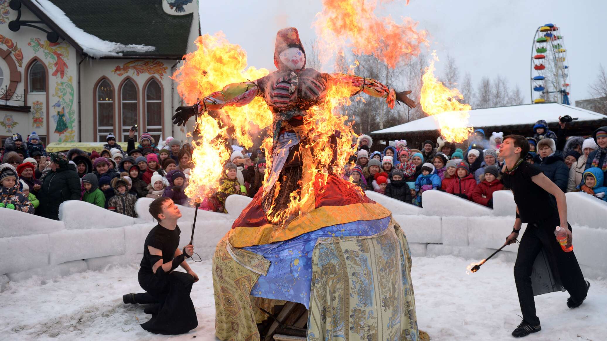 قطر تحتفل بـ"الماسلينيتسا" الروسية بحلقات الرقص الشعبي والفطائر