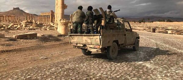 تحرير تدمر من قبل الجيش السوري وبمساندة القوات الجوية الروسية تحرير تدمر من قبل الجيش السوري وبمساندة القوات الجوية الروسية - سبوتنيك عربي