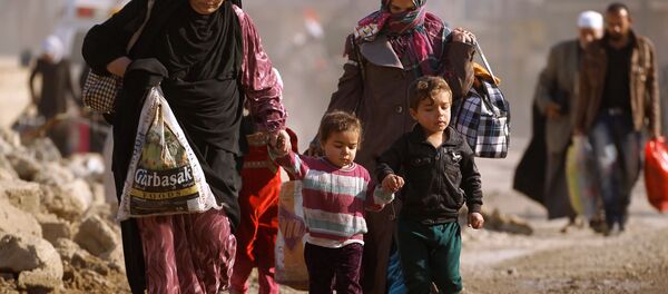 نازحون من الموصل - سبوتنيك عربي