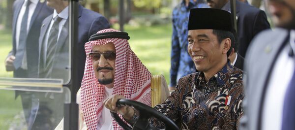 الملك سلمان والرئيس الإندونيسي - سبوتنيك عربي