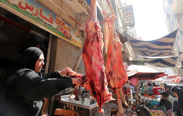 جزارة مصرية جزارة مصرية - سبوتنيك عربي