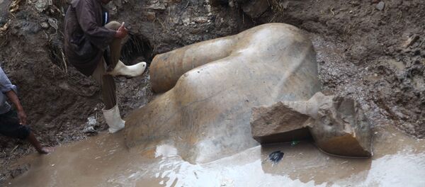 اكتشاف تمثال فرعوني اكتشاف تمثال فرعوني - سبوتنيك عربي