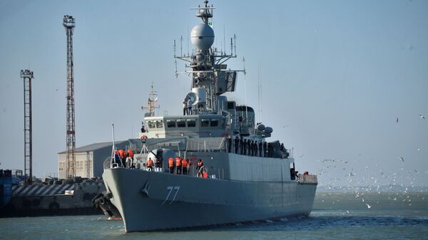 سفن البحرية الإيرانية في بحر قزوين - سبوتنيك عربي