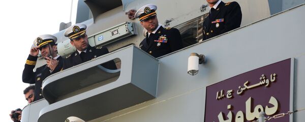 سفن البحرية الإيرانية تصل إلى ميناء محج قلعة التابع لأسطول بحر قزوين - سبوتنيك عربي