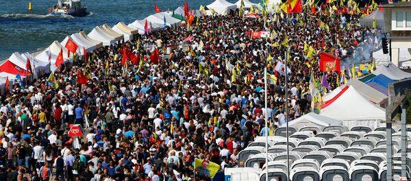 مظاهرات الأكراد في ألمانيا ضد اردوغان - سبوتنيك عربي