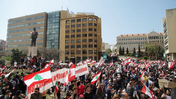 مظاهرة في لبنان - سبوتنيك عربي