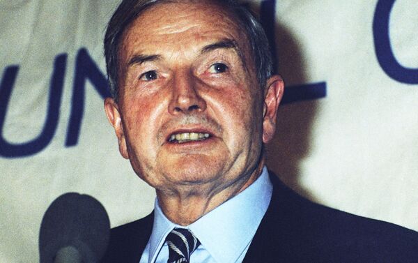 الملياردير الأمريكي دافيد روكفيلير - سبوتنيك عربي