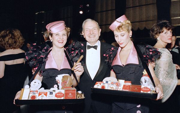 الملياردير الأمريكي دافيد روكفيلير ، نيويورك عام 1987 - سبوتنيك عربي