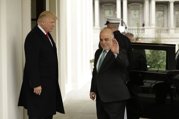 ترامب يستقبل العبادي  - سبوتنيك عربي