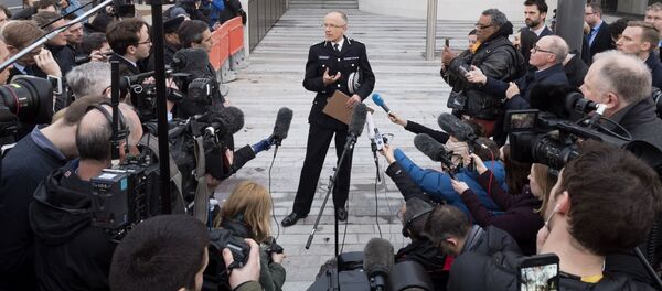 مؤتمر صحفي لرئيس الشرطة سكود-يارد، البريطاني مارك رولي - سبوتنيك عربي