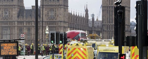 الوضع في لندن بعد إطلاق النار بالقرب من البرلمان البريطاني - الشرطة والبريطانيون - سبوتنيك عربي