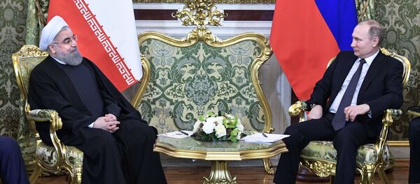 لقاء بوتين وروحاني في الكرملين - سبوتنيك عربي