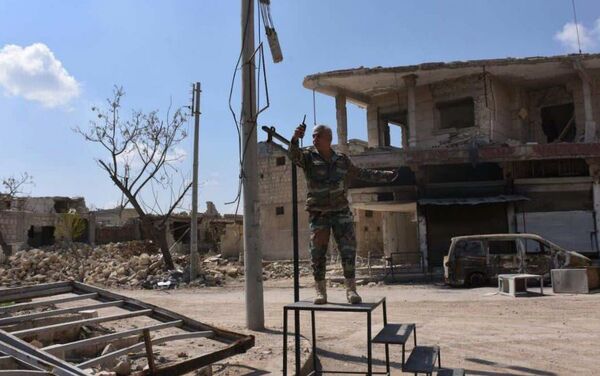 قوات الجيش العربي السوري تستعيد مدينة دير حافر بمحافظة حلب - سبوتنيك عربي