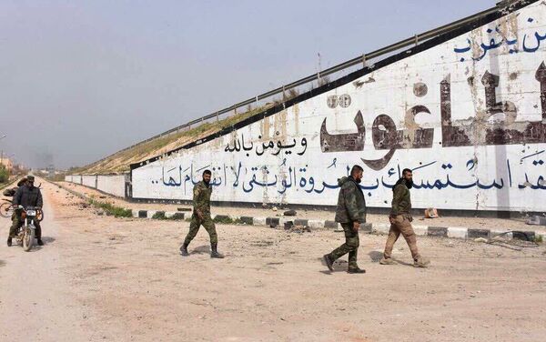قوات الجيش العربي السوري تستعيد مدينة دير حافر بمحافظة حلب - سبوتنيك عربي