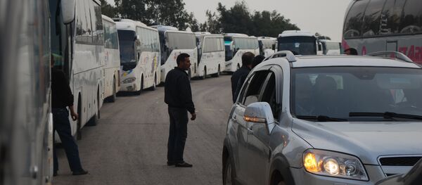 خروج المسلحين من حمص باتجاه جرابلس - سبوتنيك عربي