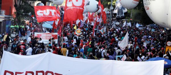 احتجاجات البرازيل - سبوتنيك عربي