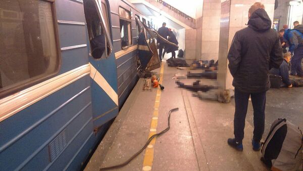 انفجار بمحطة سينايا بمدينة سانت بطرسبورغ - سبوتنيك عربي