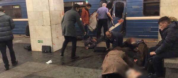 انفجار بمحطة سينايا بمدينة سانت بطرسبورغ - سبوتنيك عربي